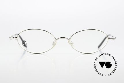 Cartier Mizar - M Oval Frame Luxury Platinum, unisex model of the 'THIN RIM' Collection by Cartier, Made for Men and Women
