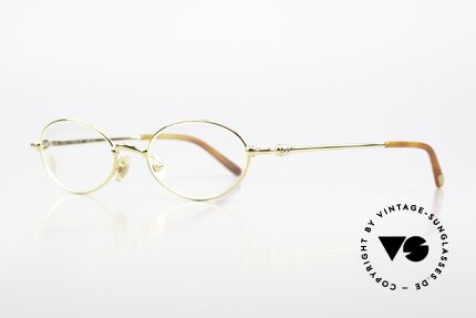 Cartier Mizar - M Oval Frame Luxury 22ct Gold, 22ct gold-plated (like all vintage Cartier eyeglasses), Made for Men and Women