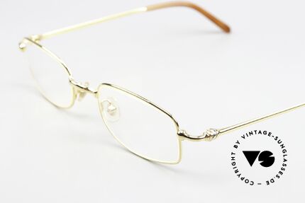 Cartier Sadir - L Thin Rim Series 22ct Gold, unworn; lens heigth 32mm almost suitable for progressive, Made for Men and Women