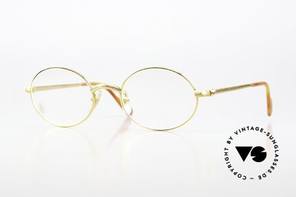 Cartier Sorbonne - M 22ct Gold-Plated Eyewear, vintage CARTIER luxury eyeglasses from app. 1997, Made for Men and Women Cartier Sorbonne - M 22ct Gold-Plated Eyewear, vintage CARTIER luxury eyeglasses from app. 1997, Made for Men and Women