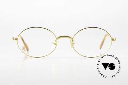 Cartier Sorbonne - M 22ct Gold-Plated Eyewear, precious & timeless design; Medium size 51°20, 135, Made for Men and Women Cartier Sorbonne - M 22ct Gold-Plated Eyewear, precious & timeless design; Medium size 51°20, 135, Made for Men and Women