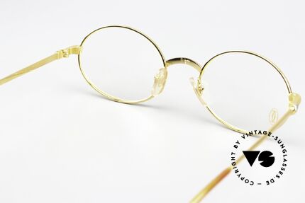 Cartier Sorbonne - M 22ct Gold-Plated Eyewear, NO retro eyewear, but an authentic old 90's original, Made for Men and Women Cartier Sorbonne - M 22ct Gold-Plated Eyewear, NO retro eyewear, but an authentic old 90's original, Made for Men and Women