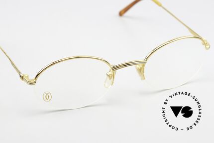 Cartier Manhattan - L Rare 53mm Size Gold-Plated, unworn rarity with full original packaging by Cartier, Made for Men and Women