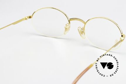 Cartier Manhattan - L Rare 53mm Size Gold-Plated, NO retro eyeglasses; an old original from app. 1998!, Made for Men and Women