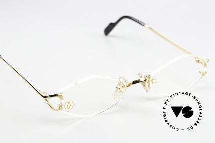 Cartier Soho Rimless Eyewear From 1999, unworn rarity comes with an original Cartier case, Made for Women
