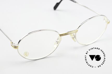 Cartier Saint Honore - L Rare 53mm Large Size Frame, the platinum-plated frame could be glazed optionally, Made for Men and Women