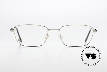 Cartier Tender Platinum Eyeglasses 2009, unisex model of the 'DÉCOR C' Collection by Cartier, Made for Men and Women