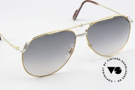 Alpina PG 900 Vintage Golf Sunglasses, 90's original, 22ct gold-plated in size 57/16, 135, Made for Men