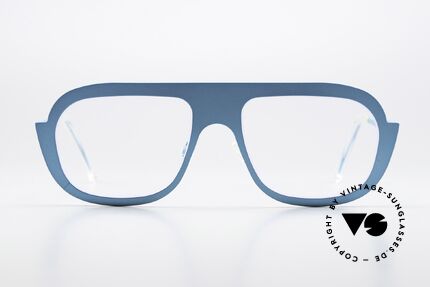 Theo Belgium Bientot Titanium Frame Turquoise, aviator style from THEO 'Encore et Encore' family, Made for Men and Women