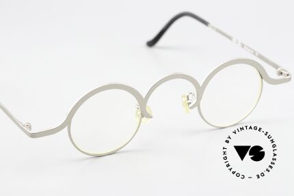 Theo Belgium Feu Artistic Round Eyewear, unworn Theo eyeglasses for those who dare, Made for Men and Women