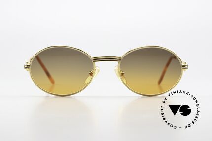 Cartier Saint Honore - S Oval Luxury Sunglasses, in SMALL size 49°18, 130 the smallest Honoré version, Made for Men and Women