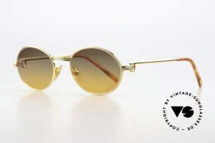 Cartier Saint Honore - S Oval Luxury Sunglasses, unworn pair, NOS; with full original CARTIER packing, Made for Men and Women