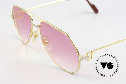 Cartier Vendome Santos - S Sunglasses For Bond Girls, worn by actor Christopher Walken (JAMES BOND, 1985), Made for Men and Women Cartier Vendome Santos - S Sunglasses For Bond Girls, worn by actor Christopher Walken (JAMES BOND, 1985), Made for Men and Women