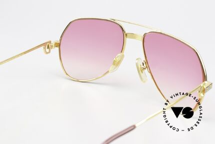 Cartier Vendome Santos - S Sunglasses For Bond Girls, luxury frame (22ct gold-plated) with full orig. packing!, Made for Men and Women Cartier Vendome Santos - S Sunglasses For Bond Girls, luxury frame (22ct gold-plated) with full orig. packing!, Made for Men and Women