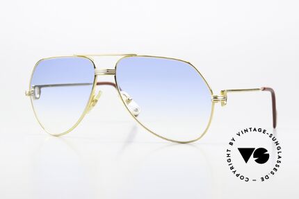 Cartier Vendome LC - M Light Blue Gradient Lenses Details Cartier Vendome LC - M Light Blue Gradient Lenses Details