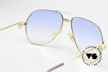 Cartier Vendome LC - M Light Blue Gradient Lenses, NO retro sunglasses, but an authentic vintage ORIGINAL, Made for Men and Women Cartier Vendome LC - M Light Blue Gradient Lenses, NO retro sunglasses, but an authentic vintage ORIGINAL, Made for Men and Women