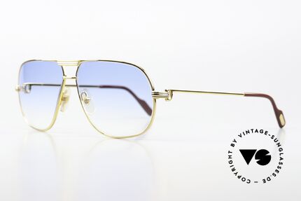 Cartier Tank - L With Light Blue Sun Lenses, Tank: model of the old 'rimmed series' by CARTIER Paris, Made for Men Cartier Tank - L With Light Blue Sun Lenses, Tank: model of the old 'rimmed series' by CARTIER Paris, Made for Men