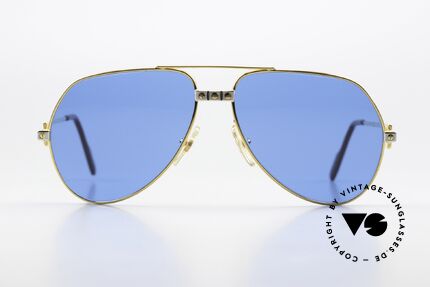 Cartier Vendome Santos - M Ultramarine Deep Blue Lapis, mod. "Vendome" was launched in 1983 & made till 1997, Made for Men