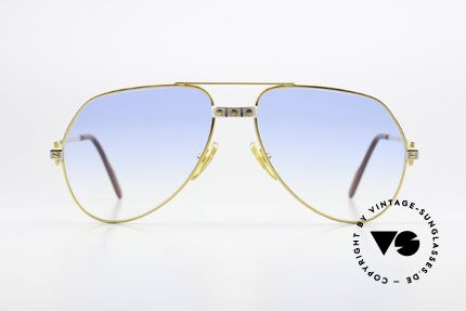 Cartier Vendome Santos - M Light Blue Gradient Lenses, mod. "Vendome" was launched in 1983 & made till 1997, Made for Men and Women