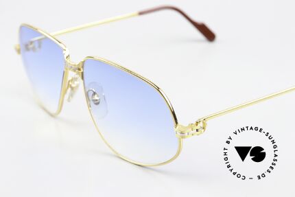 Cartier Panthere G.M. - L Blue Gradient Sun Lenses, precious luxury eyeglass-frame in LARGE size 59-14, 140, Made for Men Cartier Panthere G.M. - L Blue Gradient Sun Lenses, precious luxury eyeglass-frame in LARGE size 59-14, 140, Made for Men