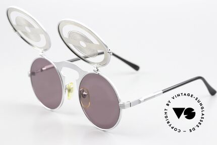 Hi Tek London Flip Up Sunglasses Steampunk, unworn rarity (like all our industrial vintage shades), Made for Men and Women