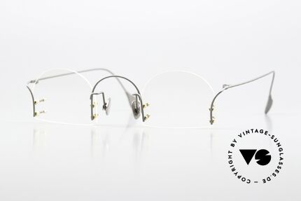 Paul Chiol 2000 Artistic Rimless Glasses 90's Details