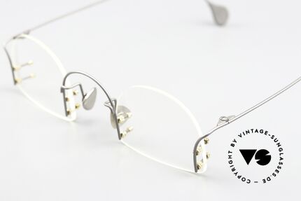 Paul Chiol 2000 Artistic Rimless Glasses 90's, lens size & lens shape can be changed if needed, Made for Men and Women Paul Chiol 2000 Artistic Rimless Glasses 90's, lens size & lens shape can be changed if needed, Made for Men and Women