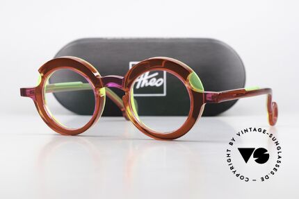 Theo Belgium Sara Round Acetate Ladies Frame Details