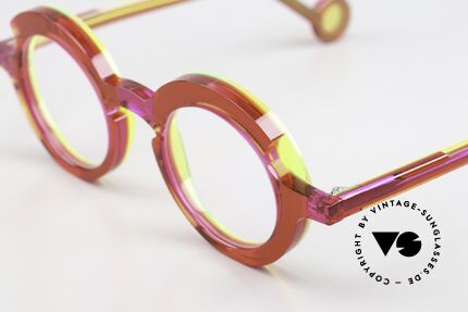 Theo Belgium Sara Round Acetate Ladies Frame, the frame can be glazed with progressive lenses, Made for Women