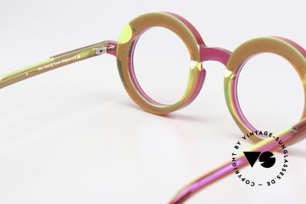 Theo Belgium Sara Round Acetate Ladies Frame, Size: medium, Made for Women