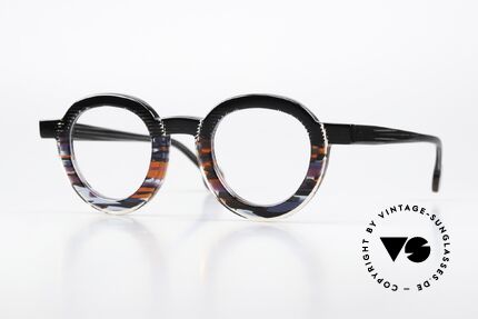 Theo Belgium Ayunan Black Transparent Red Blue Details