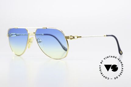 Fred America Cup - S Blue Yellow Gradient Lenses, marine design (distinctive FRED) in high-end quality, Made for Men and Women