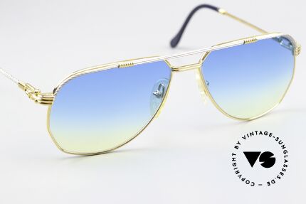 Fred America Cup - S Blue Yellow Gradient Lenses, unworn, new blue-yellow gradient sun lenses, 100% UV, Made for Men and Women
