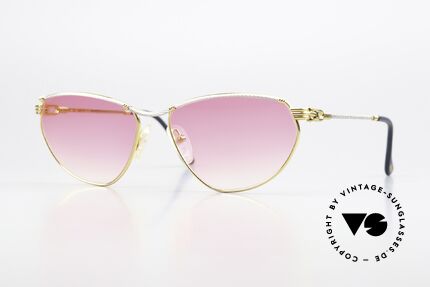Fred Alize - L Pink Luxury Sunglasses 90's Details