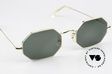 Algha Octag 70's Gold Filled Sunglasses, unworn rarity, can be fitted with any type of lenses, Made for Men and Women Algha Octag 70's Gold Filled Sunglasses, unworn rarity, can be fitted with any type of lenses, Made for Men and Women