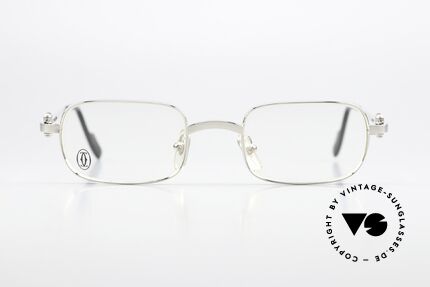 Cartier Dreamer - S 90s Frame Brushed Platinum, precious & very striking design, S size 48°21, 135, Made for Men and Women