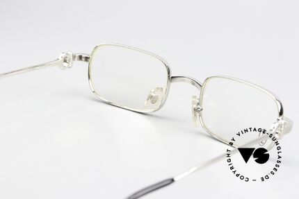 Cartier Dreamer - S 90s Frame Brushed Platinum, lens height is 30mm (varifocal / progressive lenses), Made for Men and Women