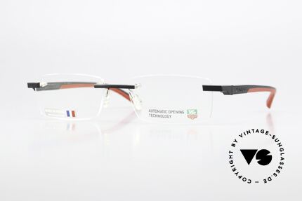 Tag Heuer 0842 Automatic Open Temples With One Hand, Tag Heuer glasses mod. 0842, col. 012, size 54-18, Made for Men Tag Heuer 0842 Automatic Open Temples With One Hand, Tag Heuer glasses mod. 0842, col. 012, size 54-18, Made for Men