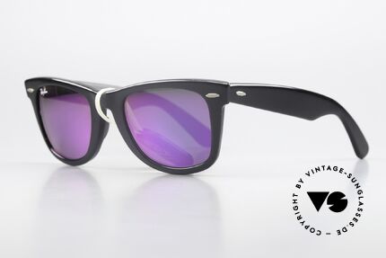 Ray Ban Wayfarer I Special Edition Rose Mirror, often copied, never matched; truly vintage by B&L, Made for Men and Women