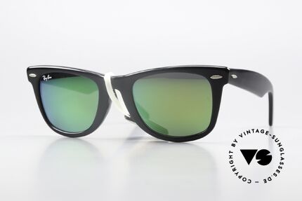 Ray Ban Wayfarer I Special Edition Green Mirror Details