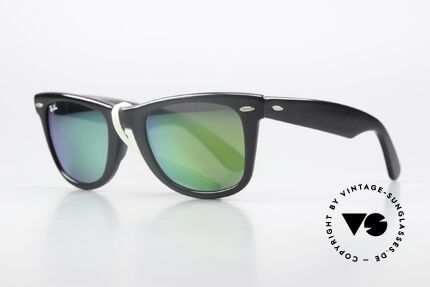 Ray Ban Wayfarer I Special Edition Green Mirror, often copied, never matched; truly vintage by B&L, Made for Men and Women Ray Ban Wayfarer I Special Edition Green Mirror, often copied, never matched; truly vintage by B&L, Made for Men and Women