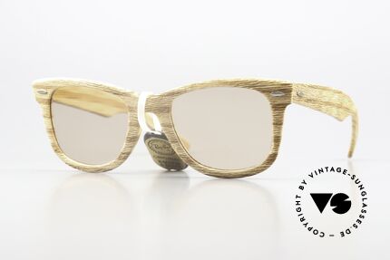 Ray Ban Wayfarer I Woodies B&L USA 80's Wood Details Ray Ban Wayfarer I Woodies B&L USA 80's Wood Details