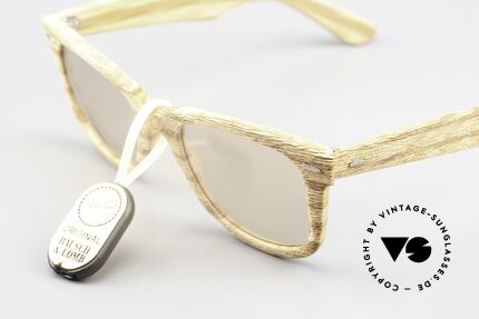 Ray Ban Wayfarer I Woodies B&L USA 80's Wood, rare wood-imitiation edition (Woodies); collectible, Made for Men and Women