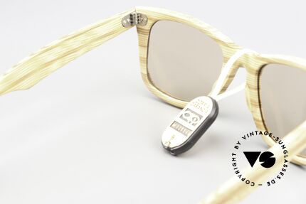 Ray Ban Wayfarer I Woodies B&L USA 80's Wood, NO retro sunglasses, but a rare 40 years old original, Made for Men and Women