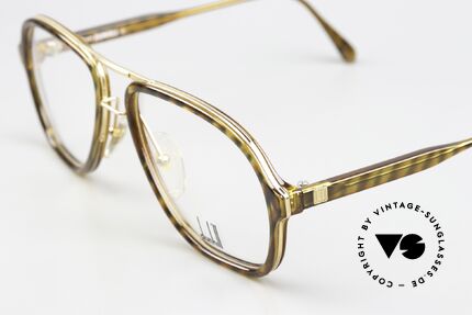 Dunhill 6077 80's Men's Vintage Eyewear, ... a gold-plated metal inlay (the very best quality), Made for Men