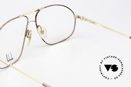 Dunhill 6098 Aviator Glasses 90's Men, the metal frame can be glazed with lenses of any kind, Made for Men