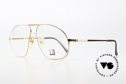 Dunhill 6098 Interesting 90's Aviator Specs, gold-plated frame, top-notch quality, made in Austria, Made for Men