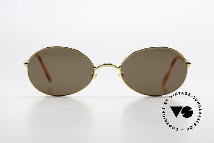 Cartier Saturne - L Luxury Shades Oval 90's, model of the 'Thin Rim' series by Cartier; M-L size 53/21, Made for Men and Women