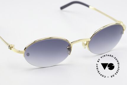 Cartier Shigar Real Sapphire As Decoration, with original Cartier sunglasses: blue gradient, Made for Men and Women Cartier Shigar Real Sapphire As Decoration, with original Cartier sunglasses: blue gradient, Made for Men and Women