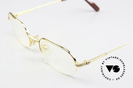Cartier Ascot - M Semi Rimless Eyeglasses 90s, lightweight & flexible (thanks to a semi rimless frame), Made for Men and Women
